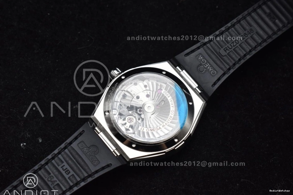 1:1 Gummy Constellation Compact SS 548 Super Black A8900 Clone on Edition Strap VSF Best Gray Dial 1016